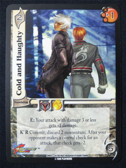 Cold and Haughty SNK02 34/99 - UFS Card #2KE