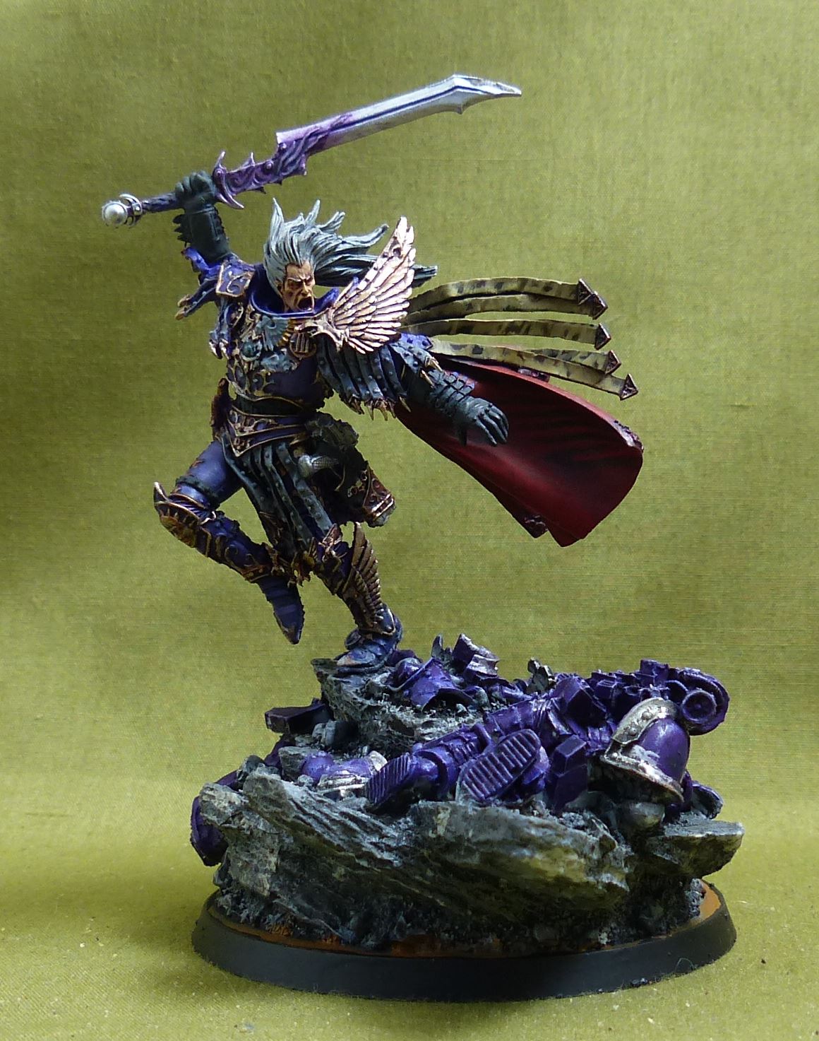 Fulgrim Primarch of the Emperor's Children Legion painted - Emperor's Children - Warhammer HH #41K