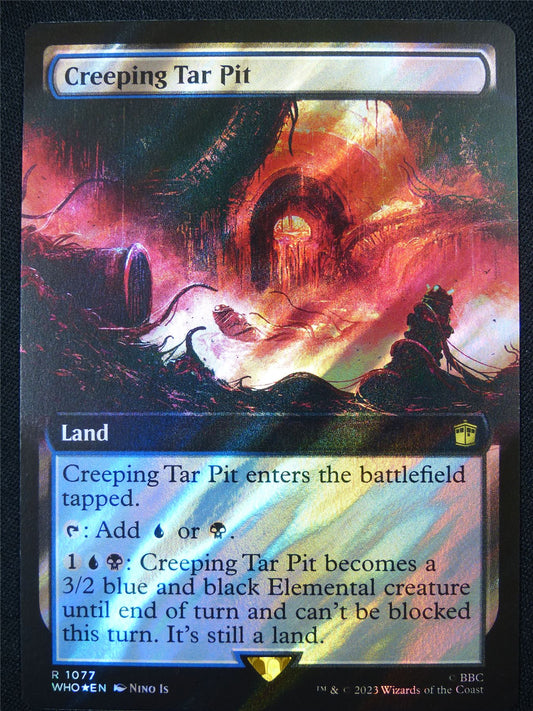 Creeping Tar Pit Extended Surge Foil - WHO - Mtg Card #BW