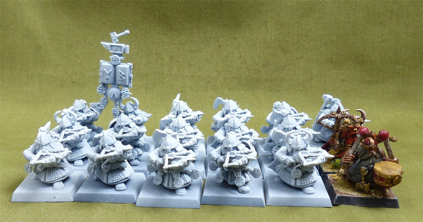 Dwarf Quarrellers set of 18 - Dwarves - Warhammer Old World #6NF