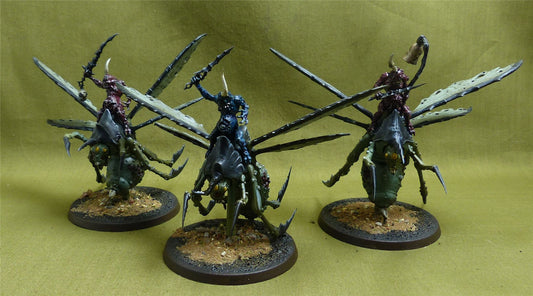 Plague Drones painted - Death Guard - Warhammer AoS #42S