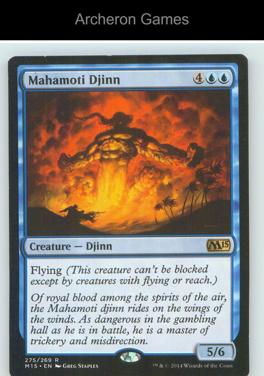Mahamoti Djinn M15 275 R MTG Card NM/EX+