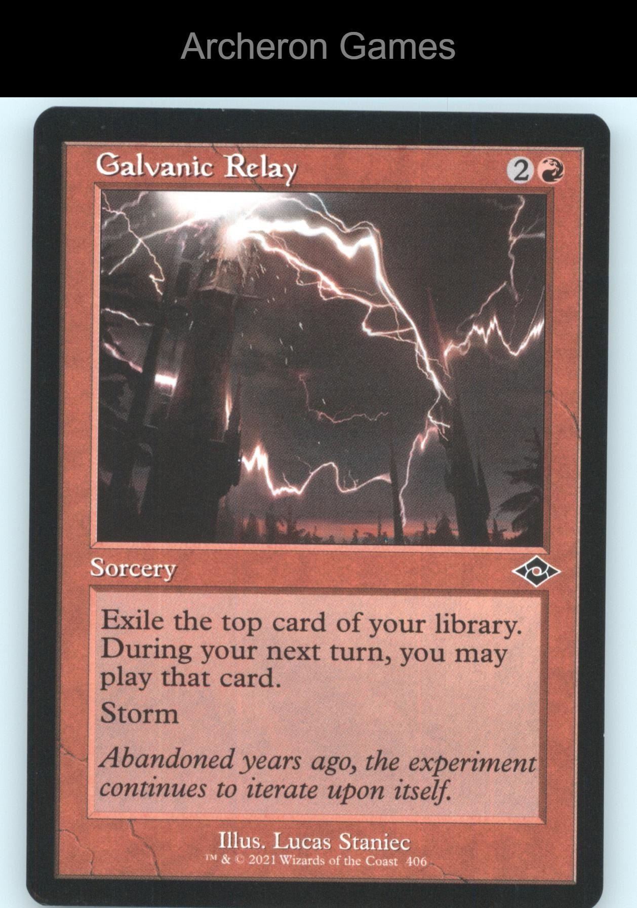 Galvanic Relay (Retro Frame) 406 C MTG Card Modern Horizons 2