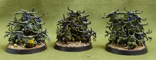 Nurglings painted - Chaos Daemons - Warhammer 40K #5C8