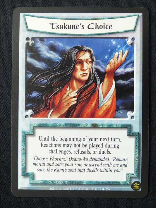 Tsukune's Choice - AOF - Legend of the Five Rings L5R Card #11L