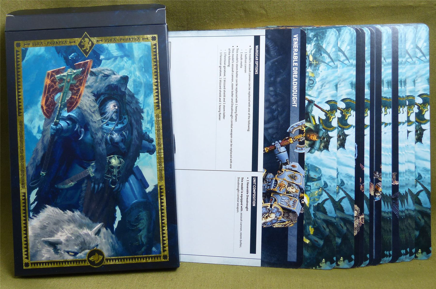Space Wolves 10th Edition Limited Datssheet Cards - Warhammer 40K #1LA