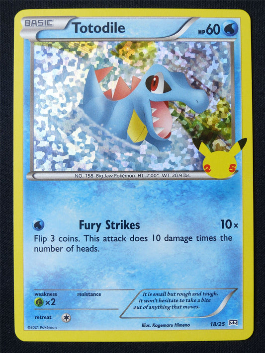 Totodile 18/25 Holo - Pokemon Card #1D8