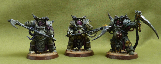 Deathshroud Terminators painted - Death Guard - Warhammer 40K #52C