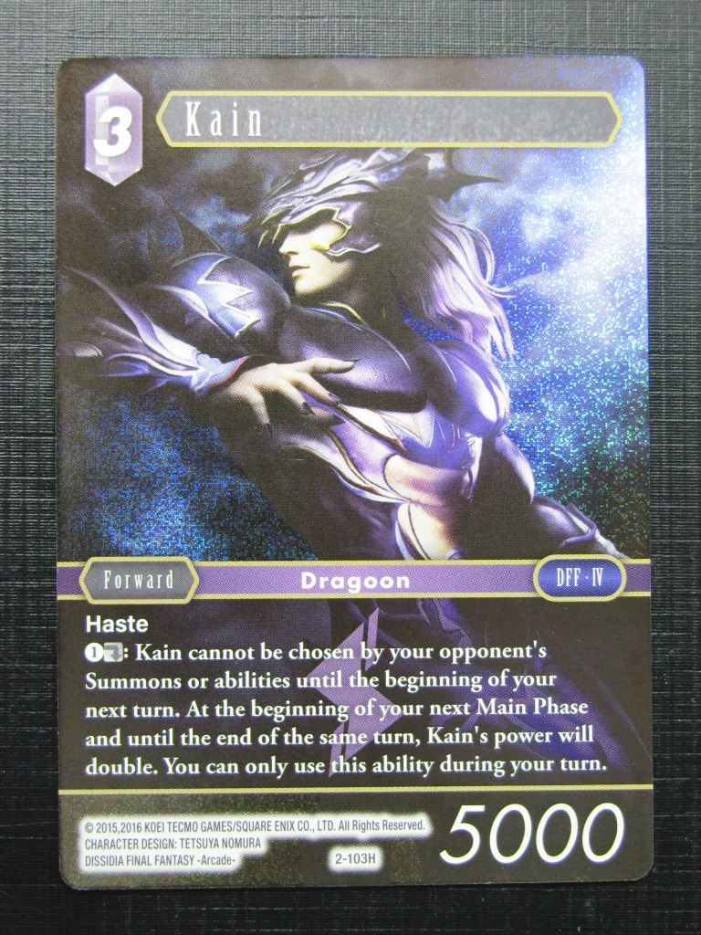 Final Fantasy Cards: KAIN 2-103H FOIL # 27H16