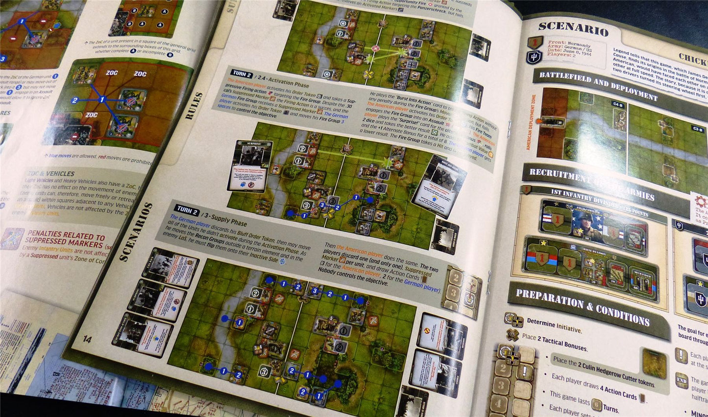 Heroes of Normandie: Big Red 1st Edition - Raybox Boardgame #31U
