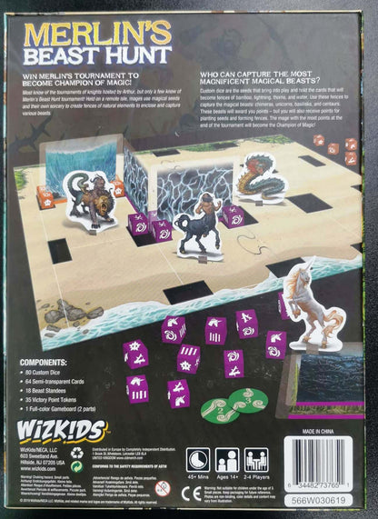 Merlin's Beast Hunt - Board Game #6WZ