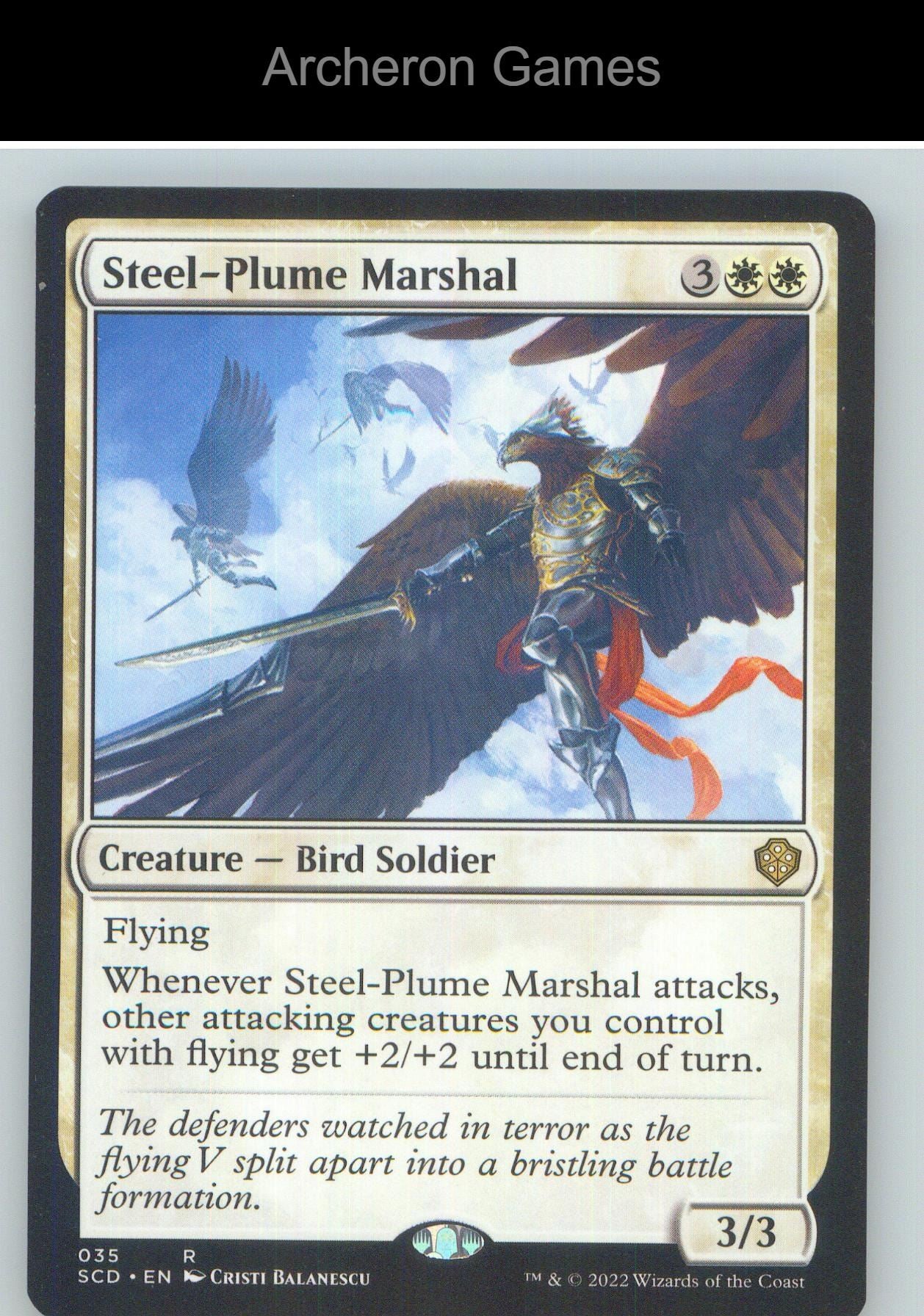 Steel-Plume Marshal SCD 35 R MTG Card NM/EX+