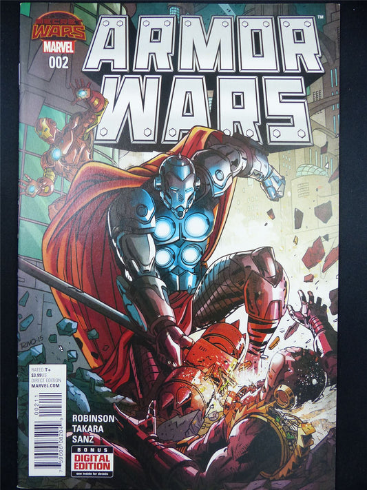 ARMOR Wars #2 Secret Wars - Marvel Comic #6BZ