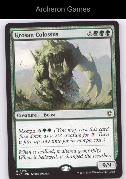 Krosan Colossus 176 R MTG Card Commander: Murders at Karlov Manor