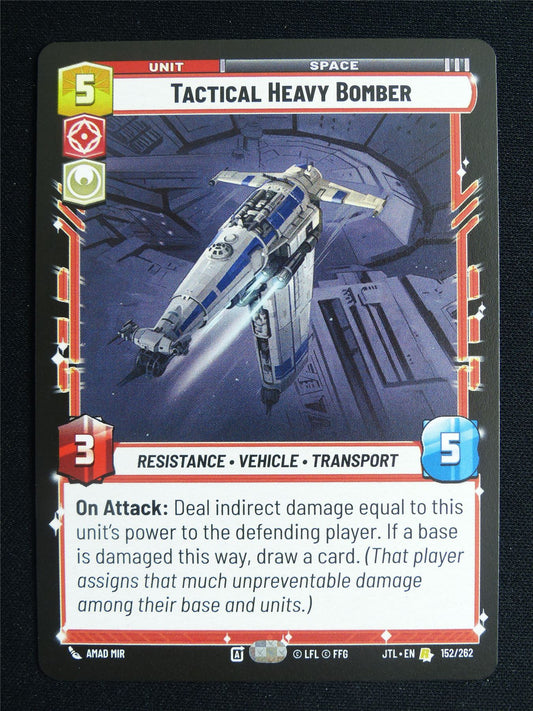 Tactical Heavy Bomber 152/262 - Star Wars Unlimited Card #3UI