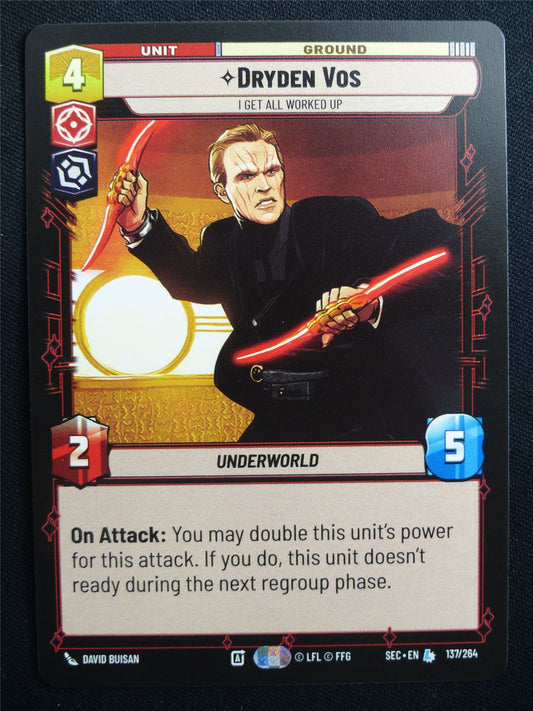 Dryden Vos 137/264 - Star Wars Unlimited Card #AF