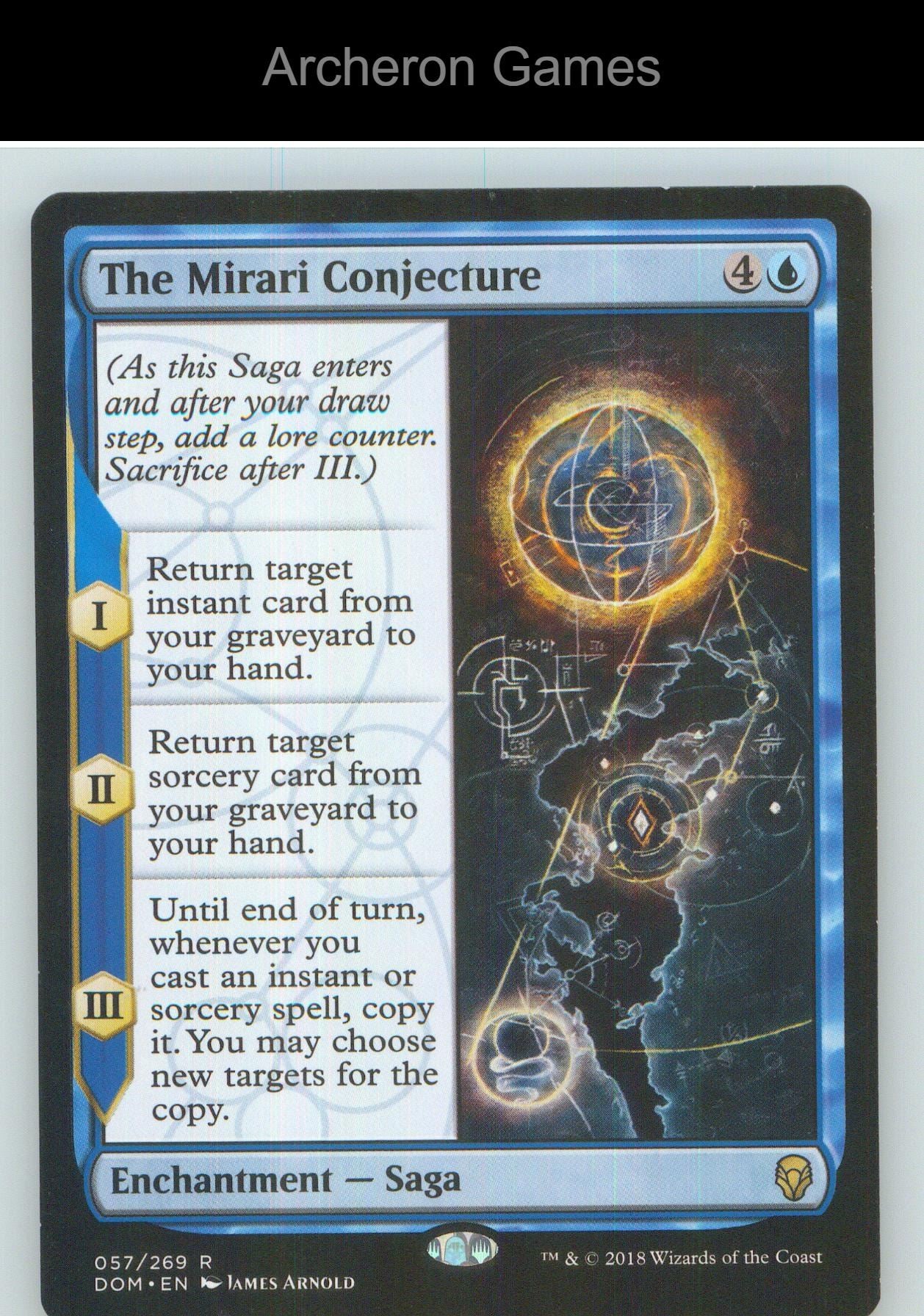 The Mirari Conjecture DOM 57 R MTG Card NM/EX+