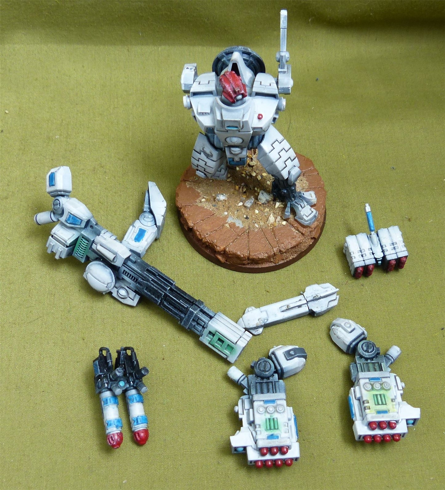 XV88 Broadside Battlesuit painted - Tau Empire - Warhammer 40K #2Y3