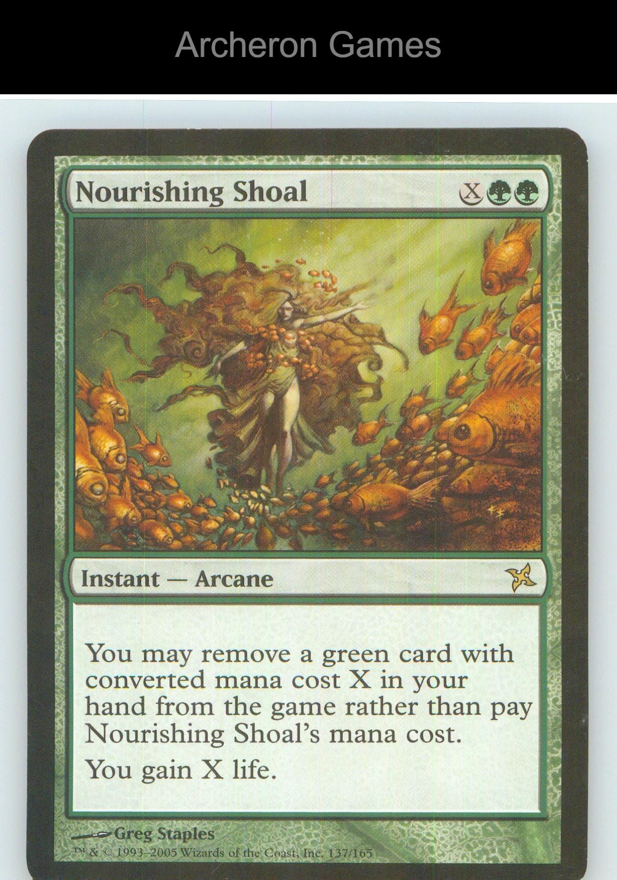 Nourishing Shoal BOK 137 R MTG Card NM/EX+
