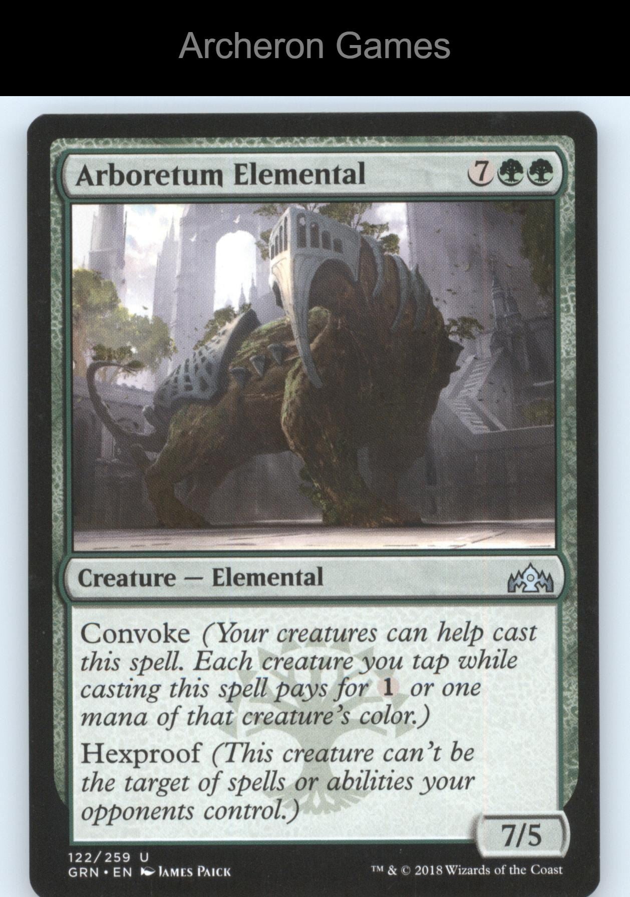 Arboretum Elemental 122 UC MTG Card Guilds of Ravnica