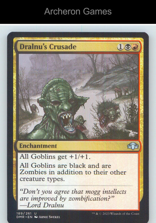 Dralnu's Crusade DMR 189 UC MTG Card NM/EX+