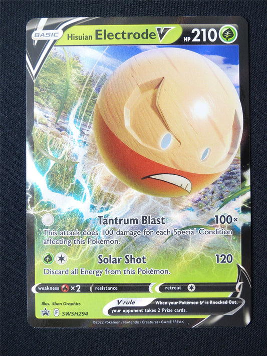 Hisuian Electrode V SWSH294 Promo Holo - Pokemon Card #2SX