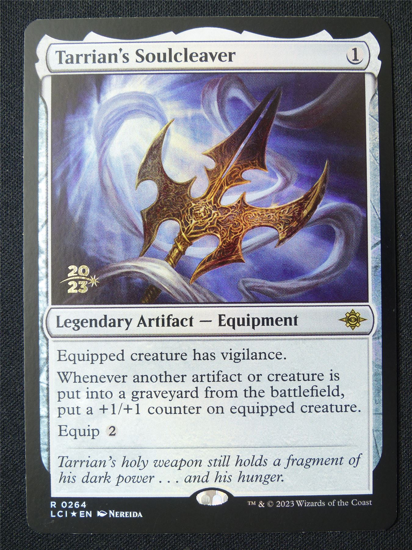 Tarrian's Soulcleaver Pre-Release Promo Foil - LCI - Mtg Card #1LC