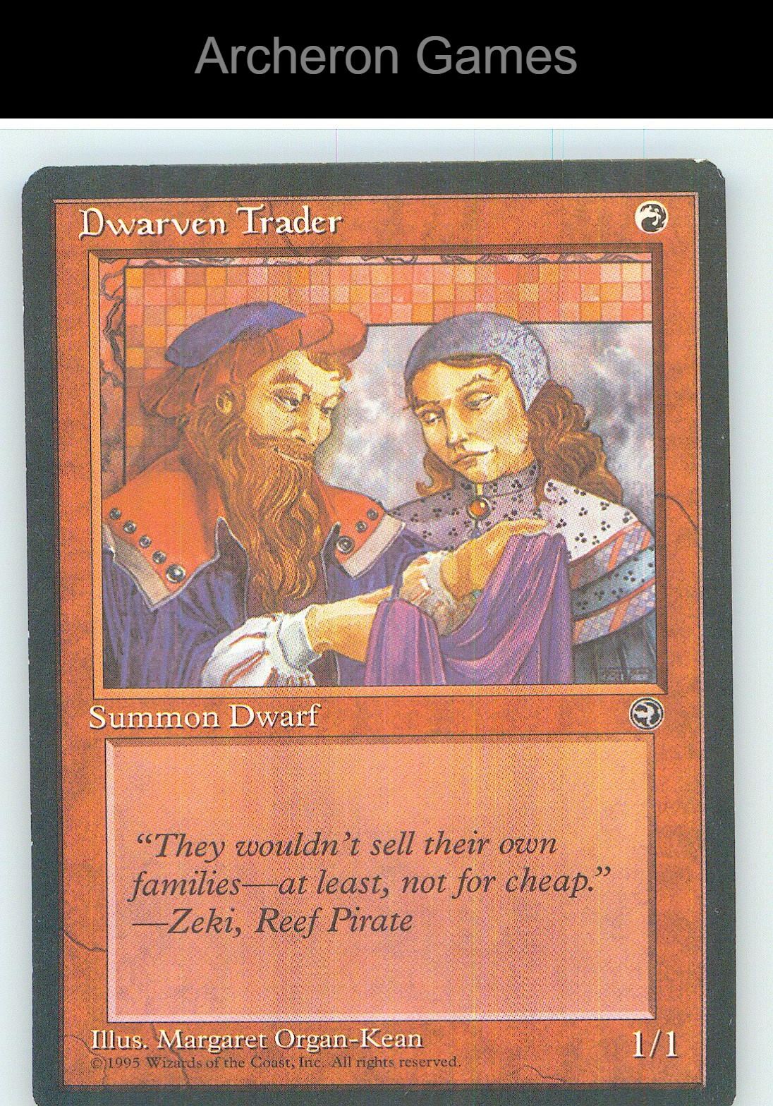 Dwarven Trader [Version 2] HML C MTG Card NM/EX+