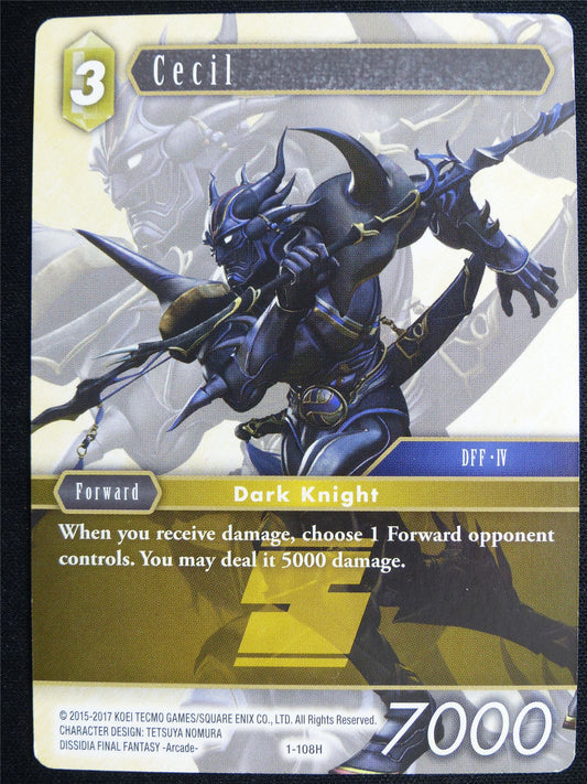 Cecil 1-108H - Final Fantasy Card #4T4