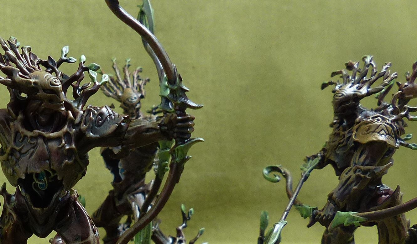 Kurnoth Hunters with Greatbows painted - Sylvaneth - Warhammer Aos #2M2