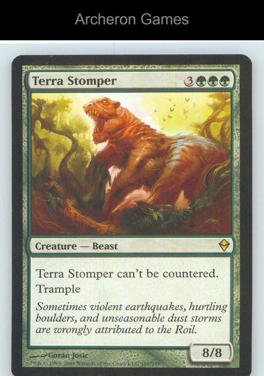 Terra Stomper ZEN 187 R MTG Card NM/EX+