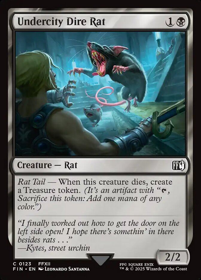Undercity Dire Rat - Final Fantasy fin