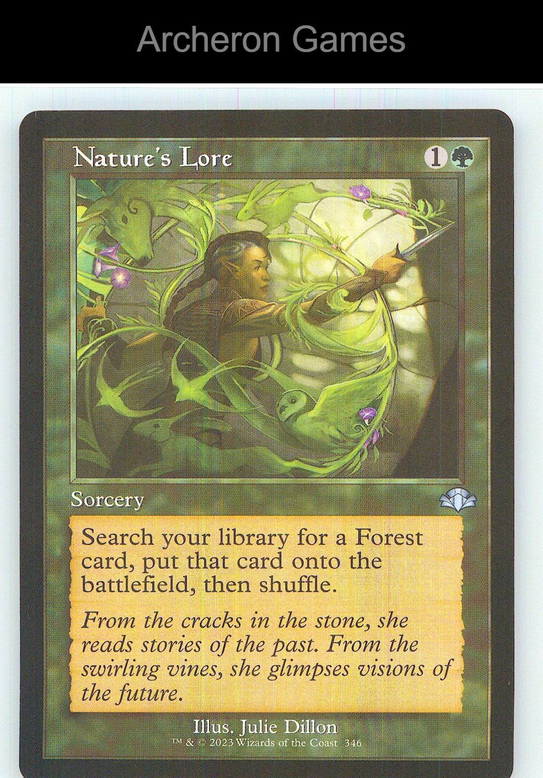 Nature's Lore (Retro Frame) DMR 346 UC MTG Card NM/EX+