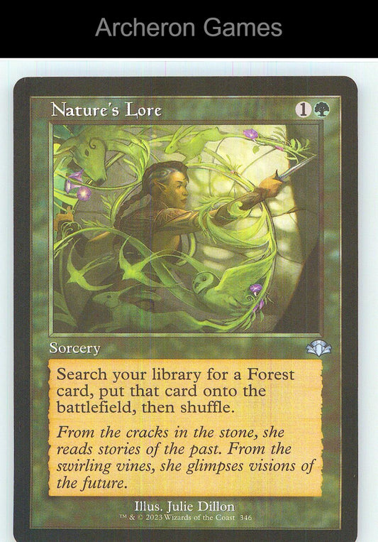 Nature's Lore (Retro Frame) DMR 346 UC MTG Card NM/EX+