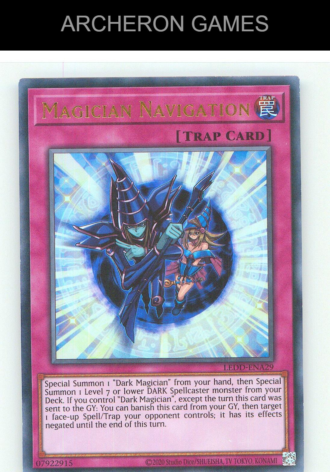 Magician Navigation Ultra Rare YUGIOH Card 1st Edition