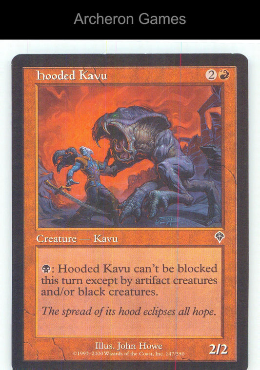 Hooded Kavu INV 147 C MTG Card NM/EX+