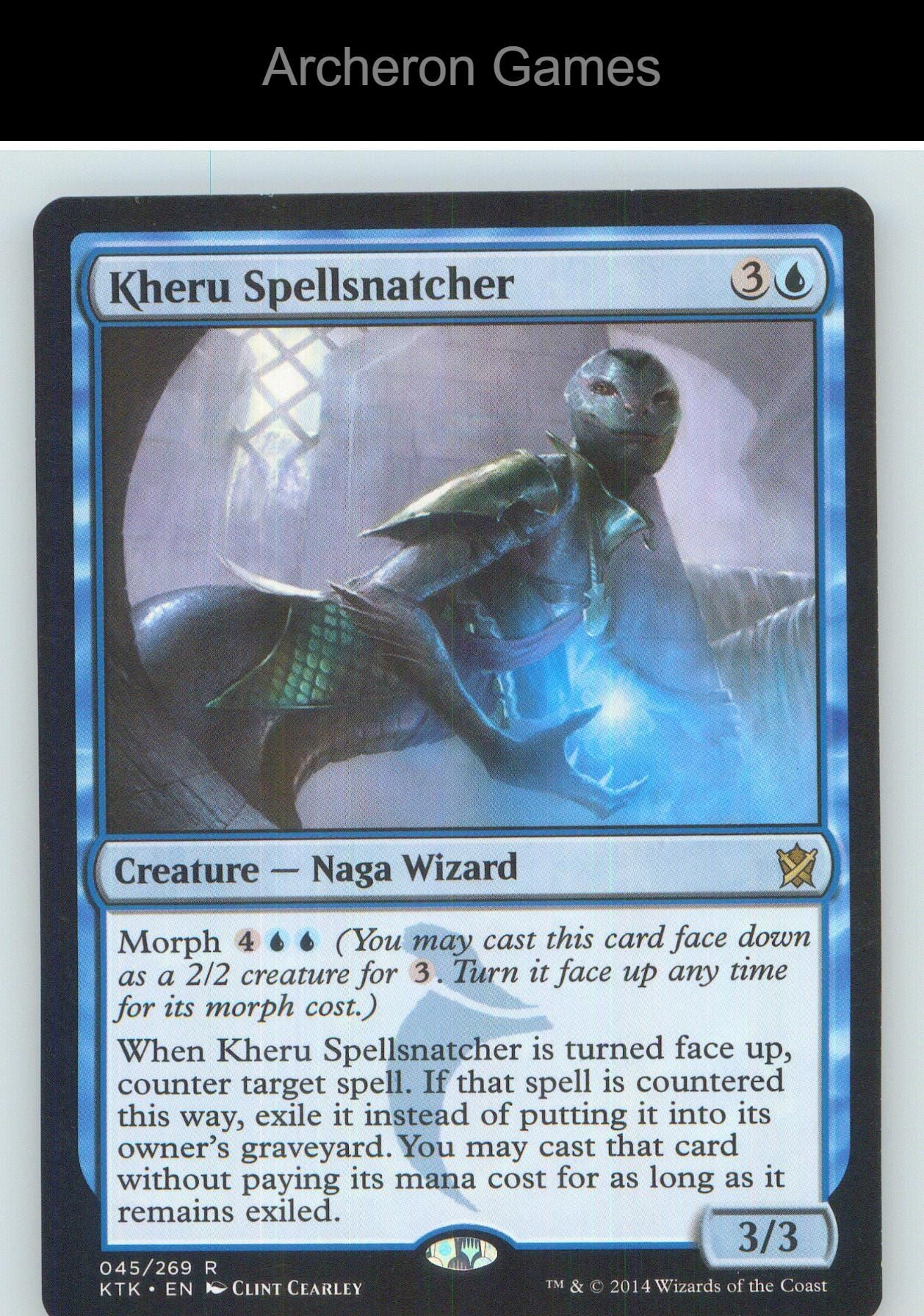 Kheru Spellsnatcher KTK 45 R MTG Card NM/EX+