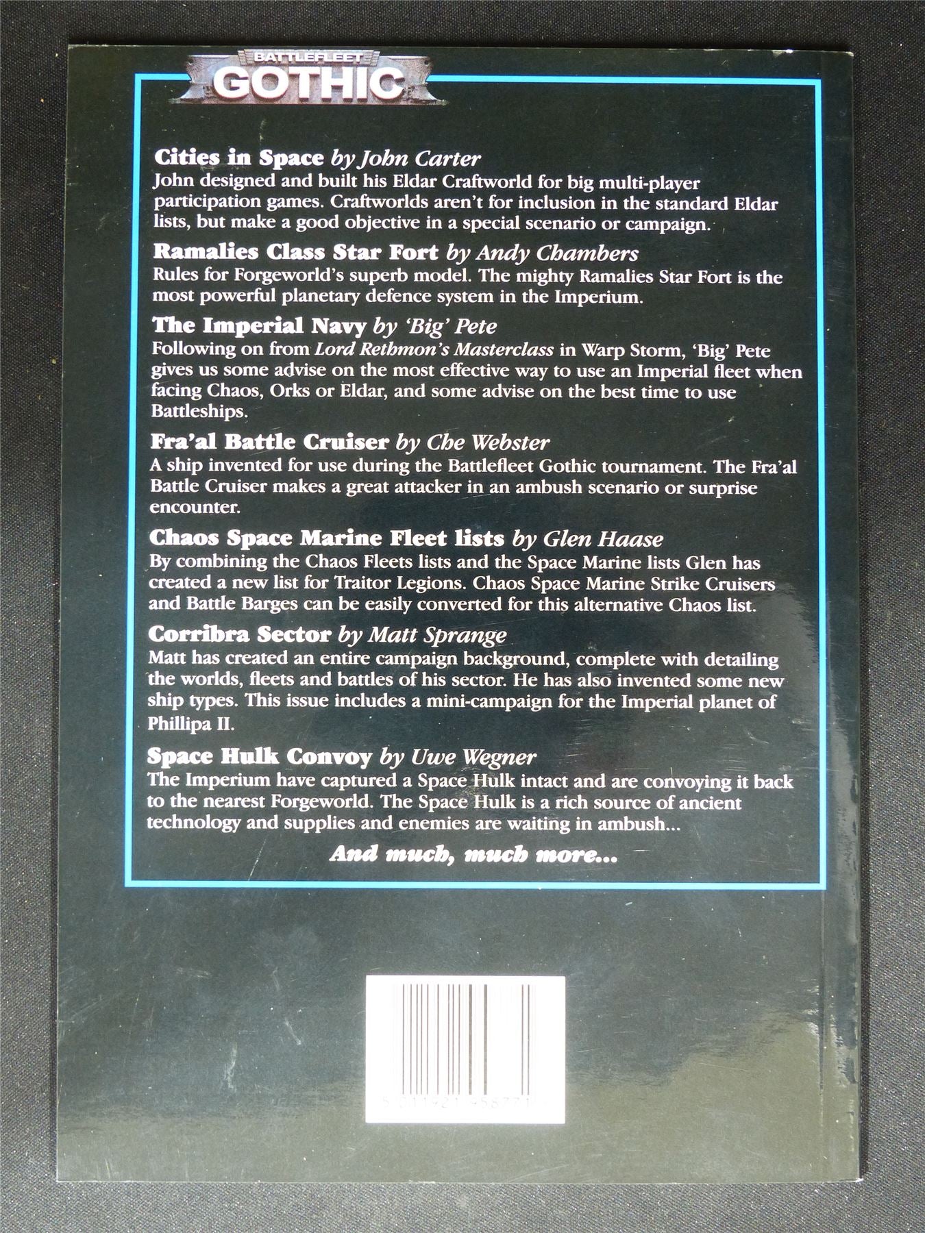 Battlefleet Planet Killer #1 Cities in Space - Games Workshop Booklet #1VY
