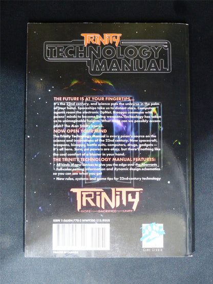 Trinity: Technology Manual WW9200 - White Wolf Roleplay Softback #2UX