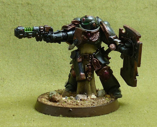 Lieutenant with Storm Shield painted - Space Marines - Warhammer 40K #2NW