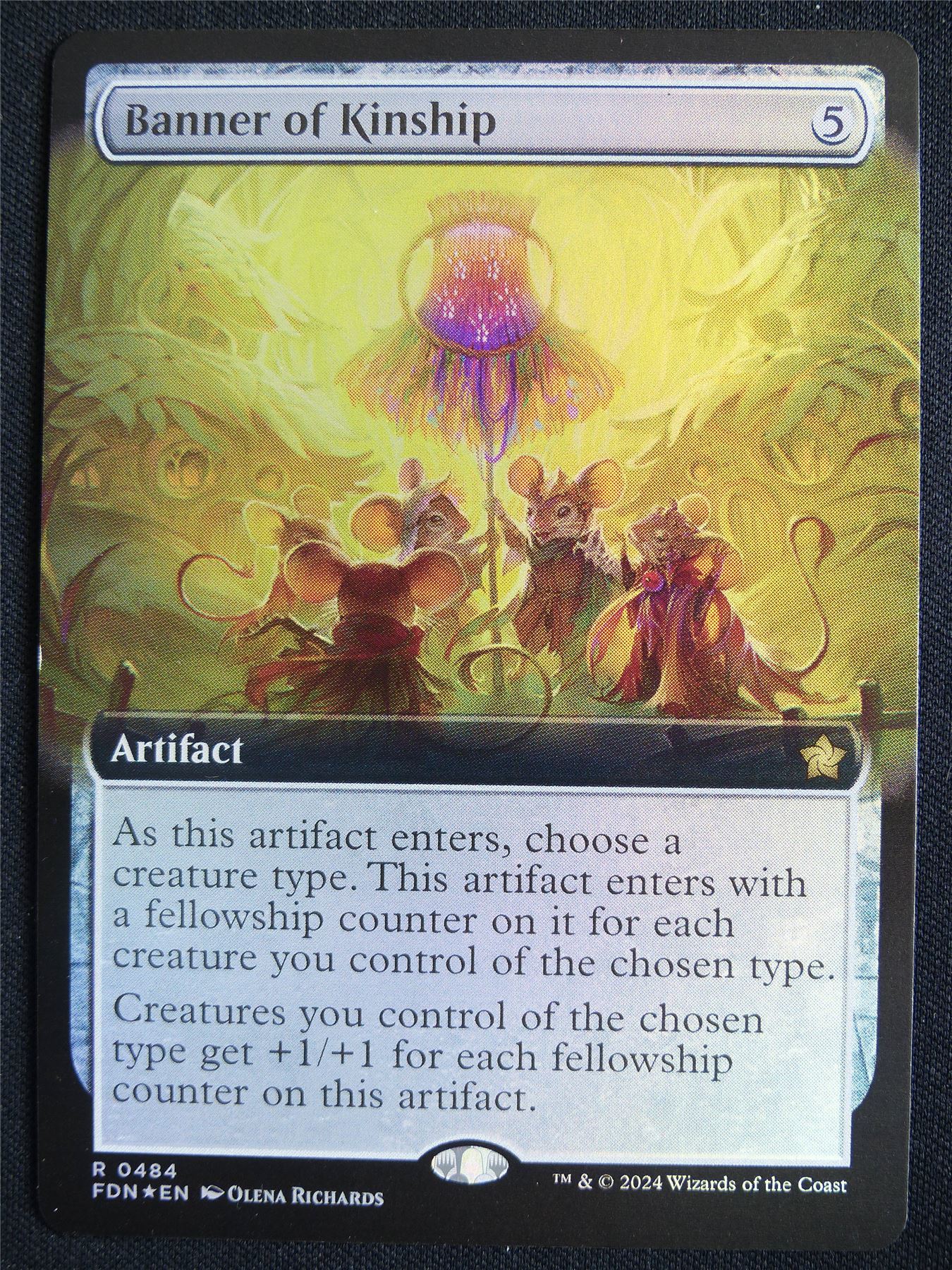 Banner of Kinship Extended Foil - FDN - Mtg Card #3FG
