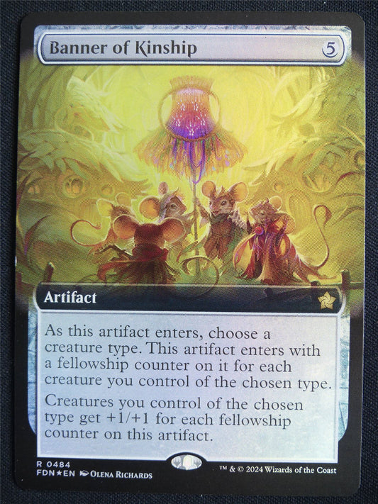 Banner of Kinship Extended Foil - FDN - Mtg Card #3FG