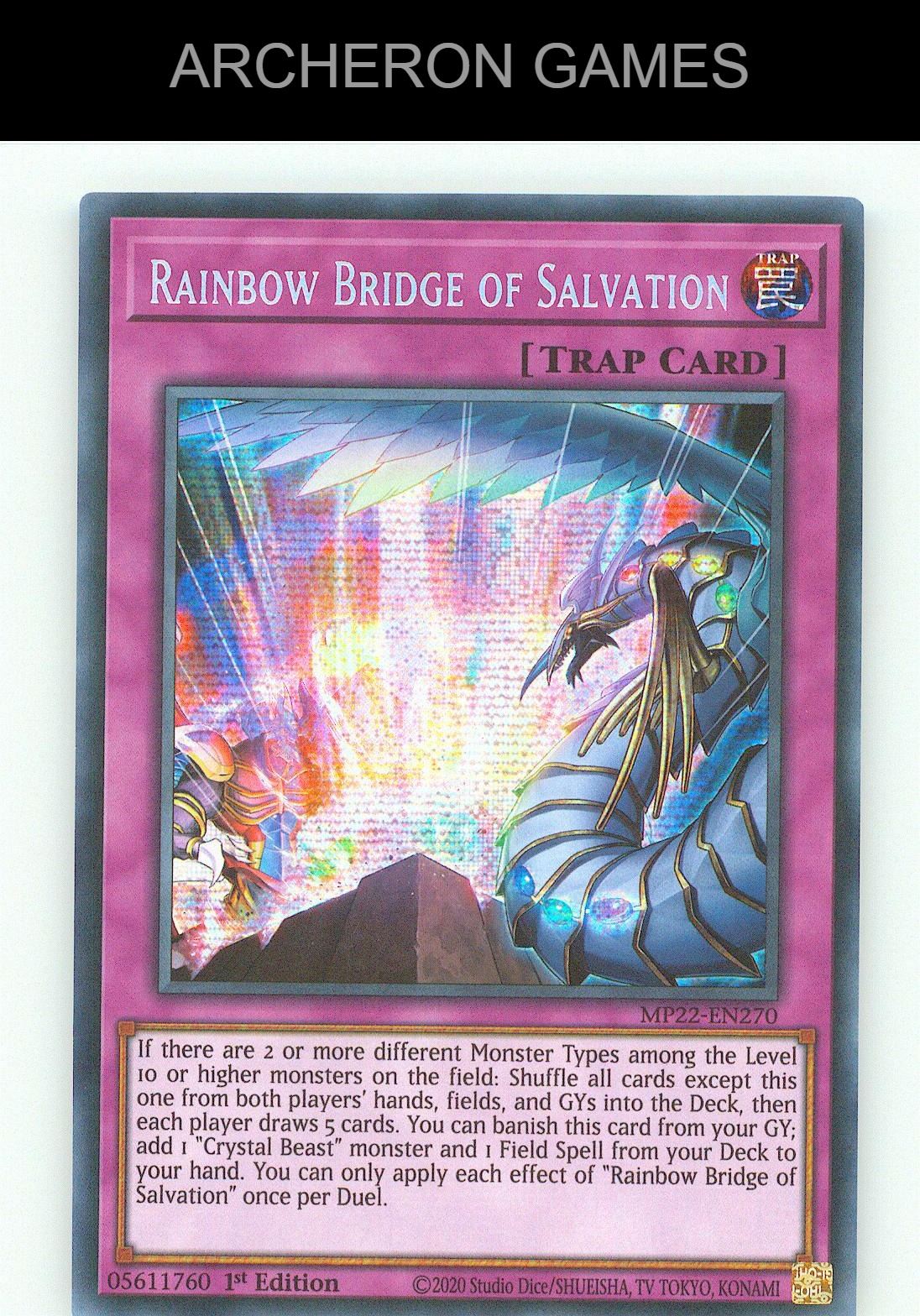 Rainbow Bridge of Salvation SEC YUGIOH Card