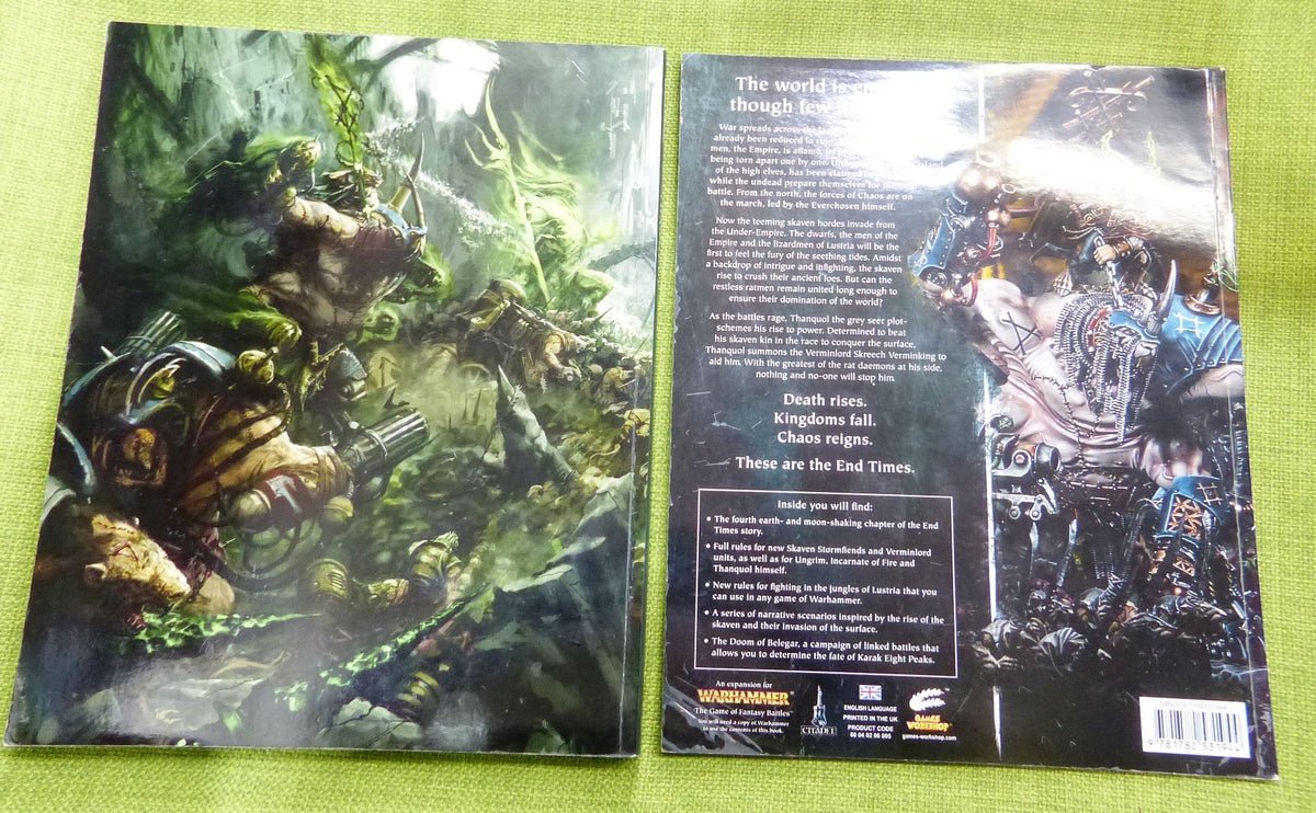 Warhammer The End of Times Vol 4 - Thranquol Book one and Book Two set Softbacks - Warhammer AoS 40k #8R