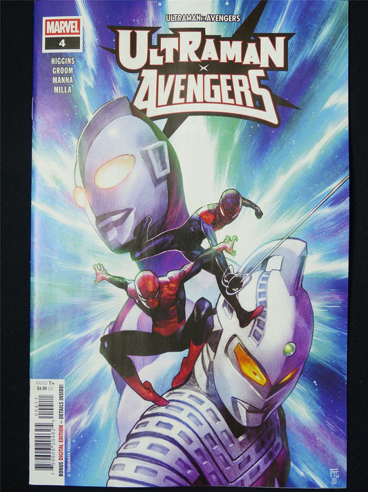 ULTRAMAN X The Avengers #4 - B&B Apr 2025 Marvel Comic #FA