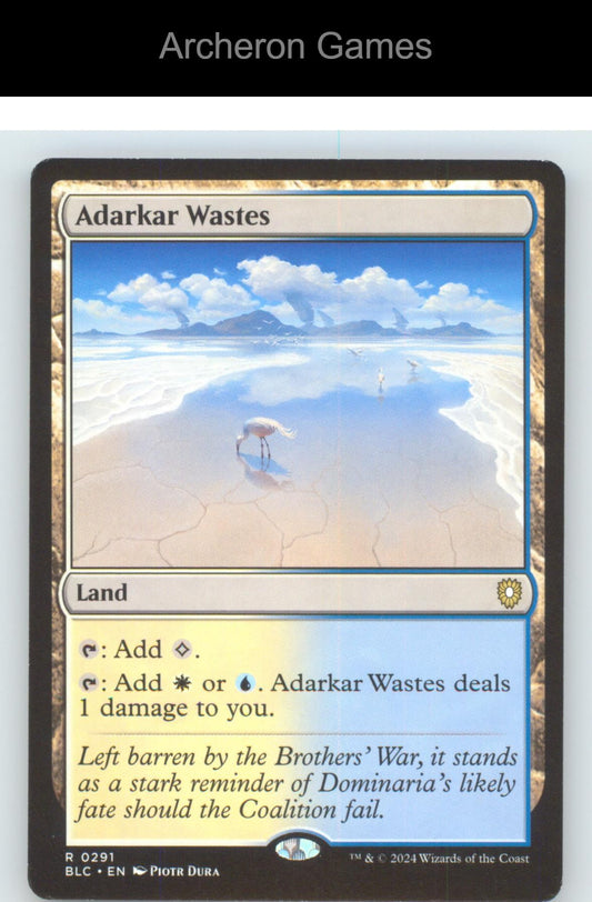 Adarkar Wastes BLC 291 R MTG Card NM/EX+