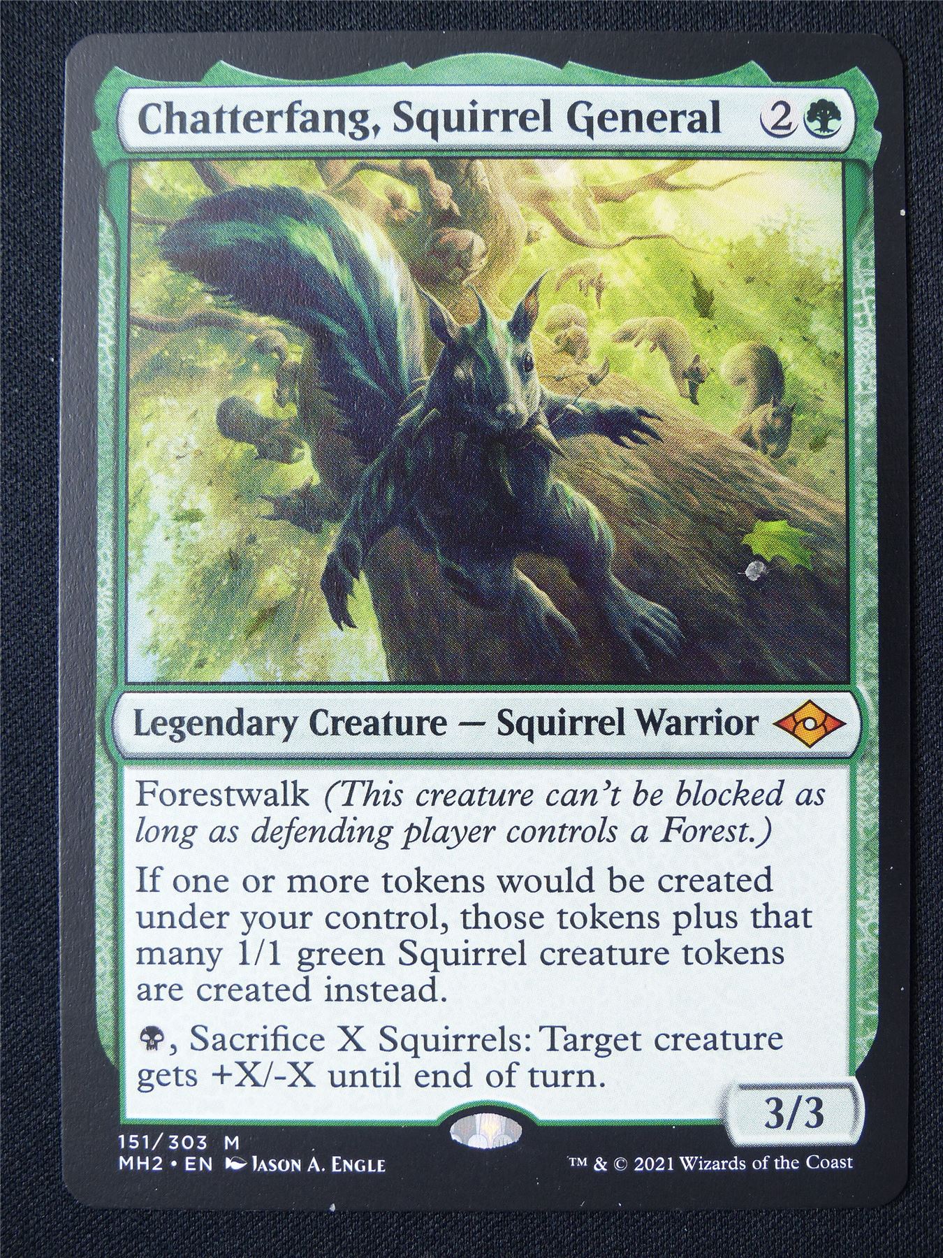 Chatterfang Squirrel General - MH2 - Mtg Card #1LW