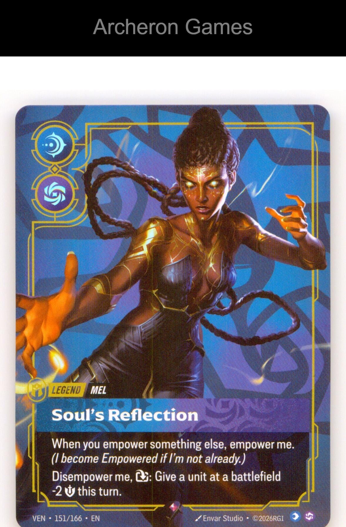 Mel - Soul's Reflection VEN 151/166 R Vendetta Riftbound Card