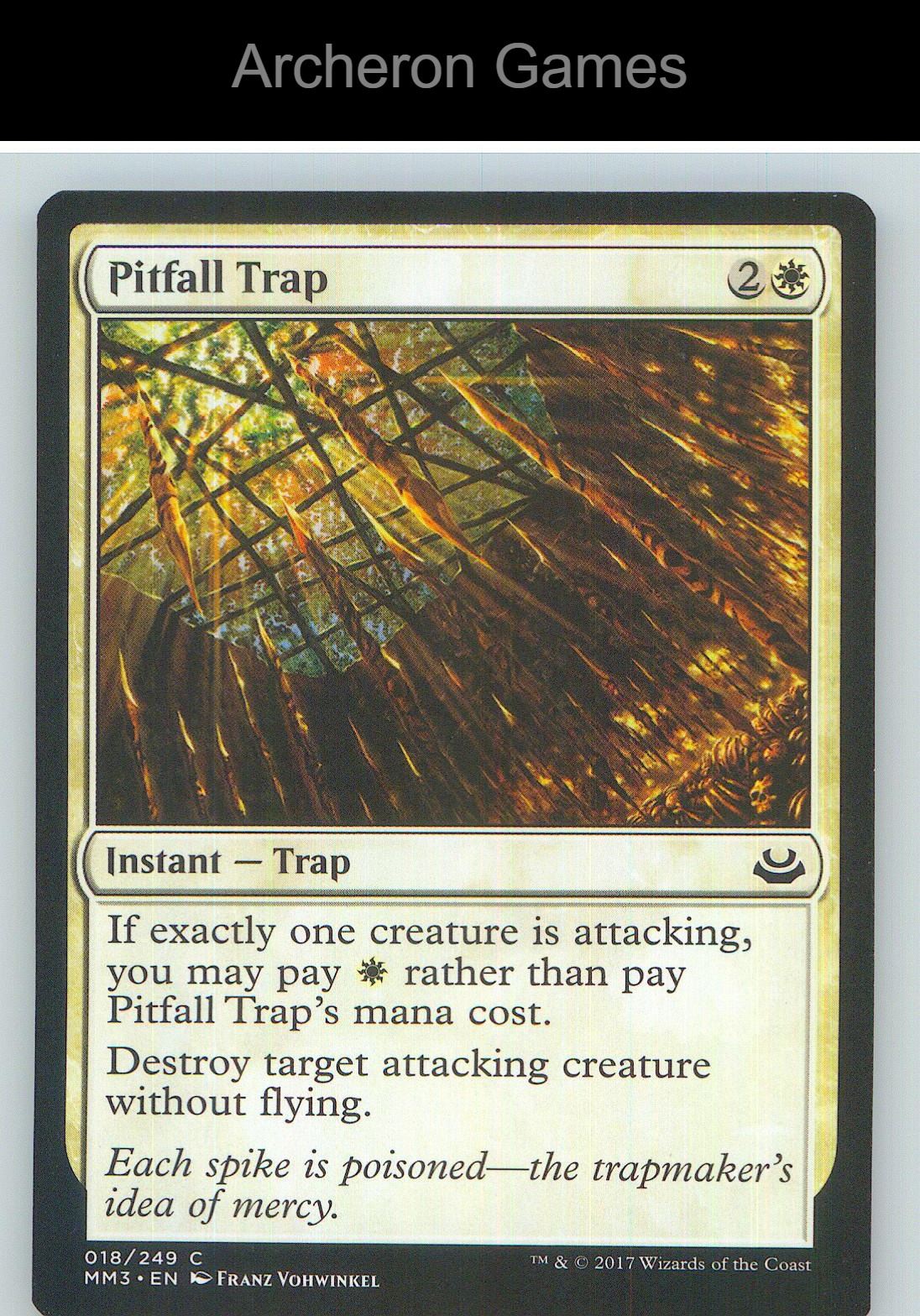Pitfall Trap MM3 18 C MTG Card NM/EX+