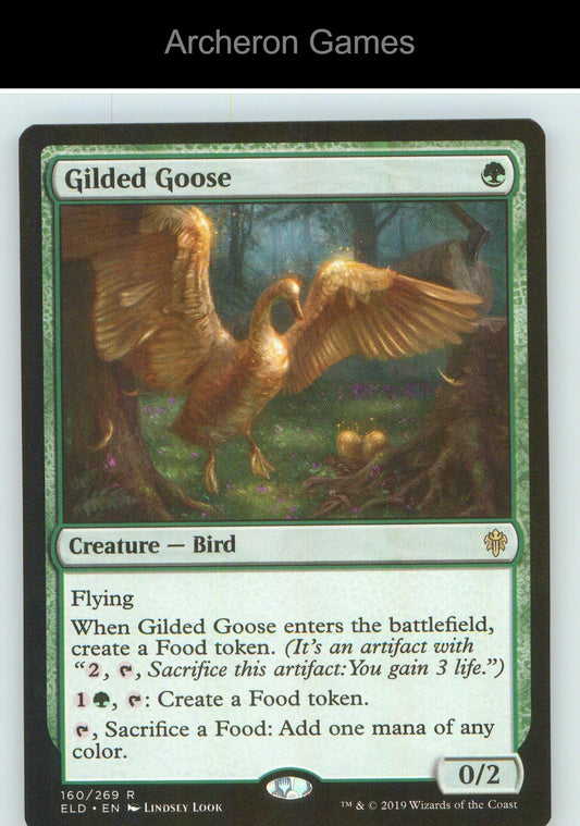 Gilded Goose ELD 160 R MTG Card NM/EX+